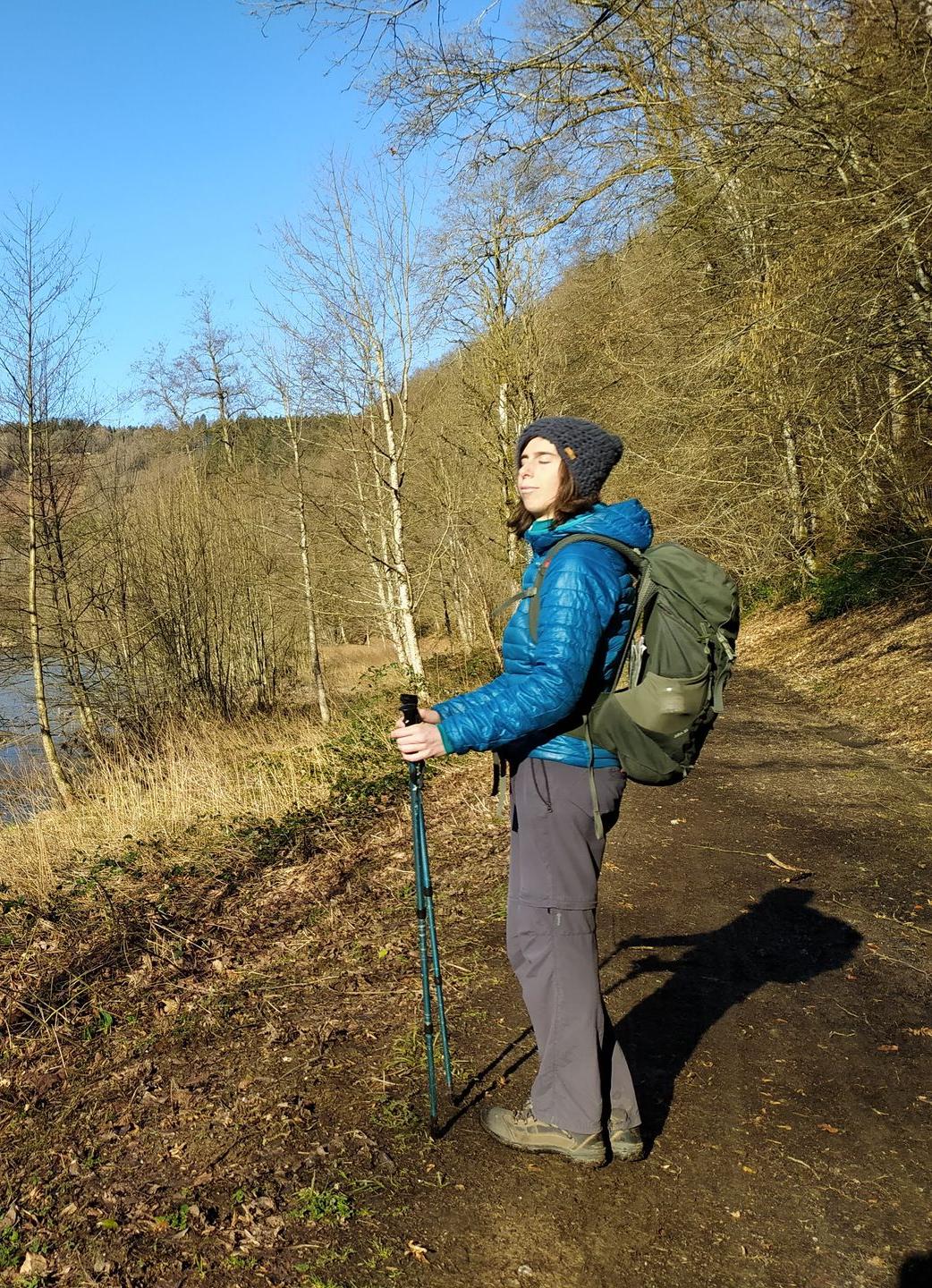 photo de stéphanie cloots en forêt